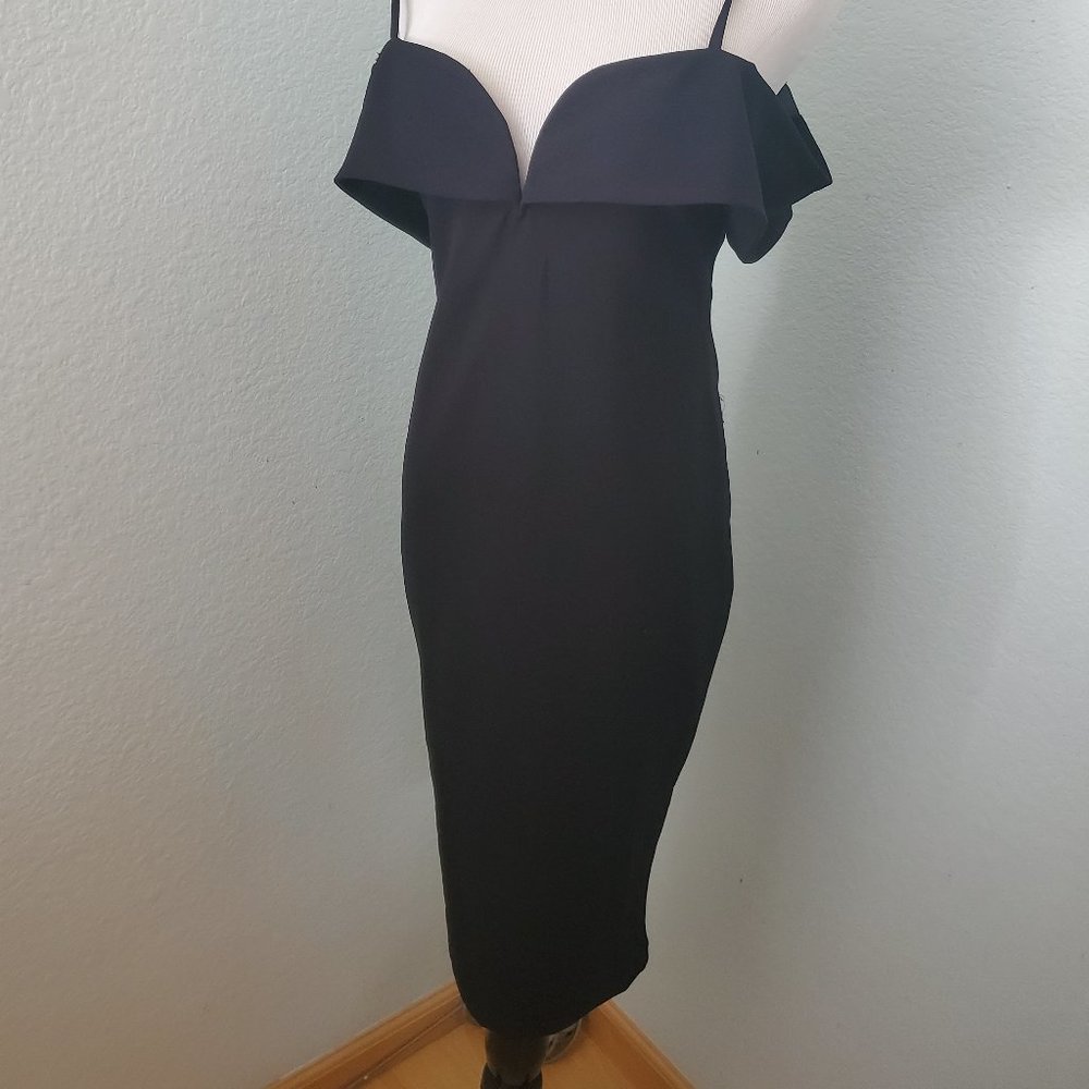 BLACK PENCIL DRESS DANCE AND MARVEL M